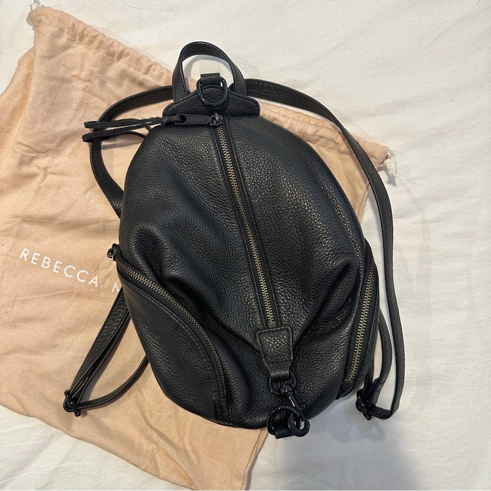 For Sale: Rebecca Minkoff “Mini Julian Backpack”, black leather